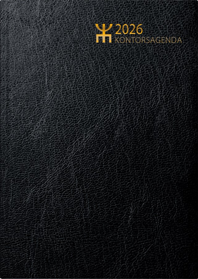 Almanacka Almanacksförlaget Kontorsagenda svart - 1
