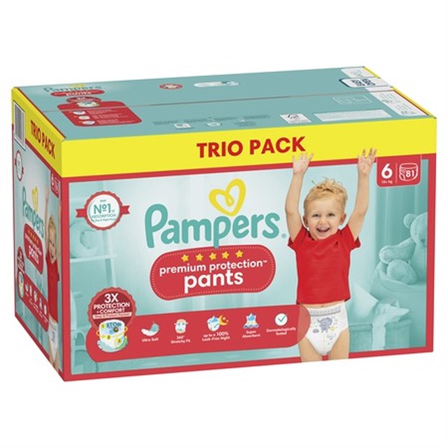 Pampers Premium Prot. Pants S6 15xkg 81-P - 1
