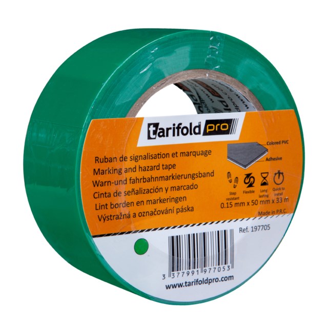 Golvtejp Tarifold Std 50mm x 33m grön - 50mmx33m - 1