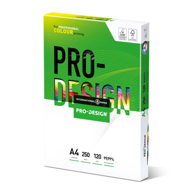 Kopieringspapper Pro Design A4 120g 250st/fp - A4 - 1