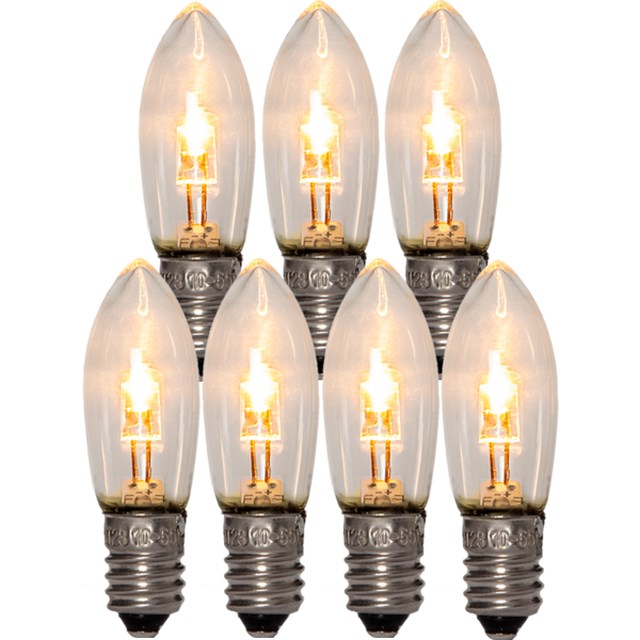 Glödlampa Ljusstake E10 10-55V Led 7-pack - 1