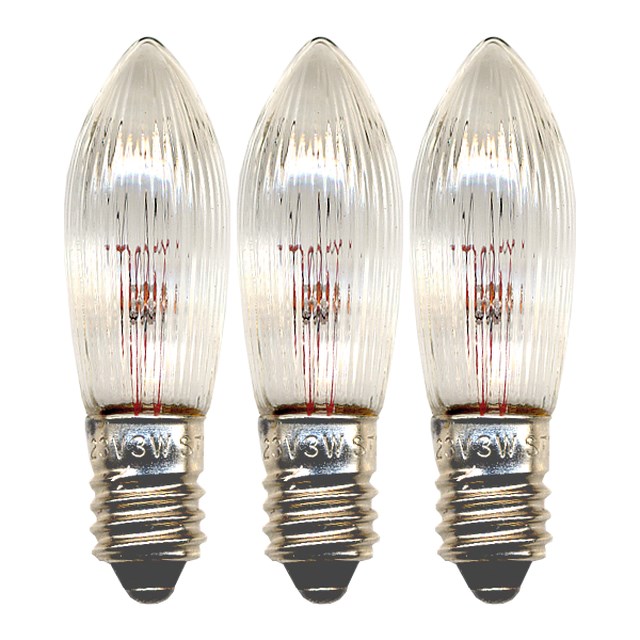 Glödlampa Ljusstake E10 34V 3W 7-armad 3/Frp - 1