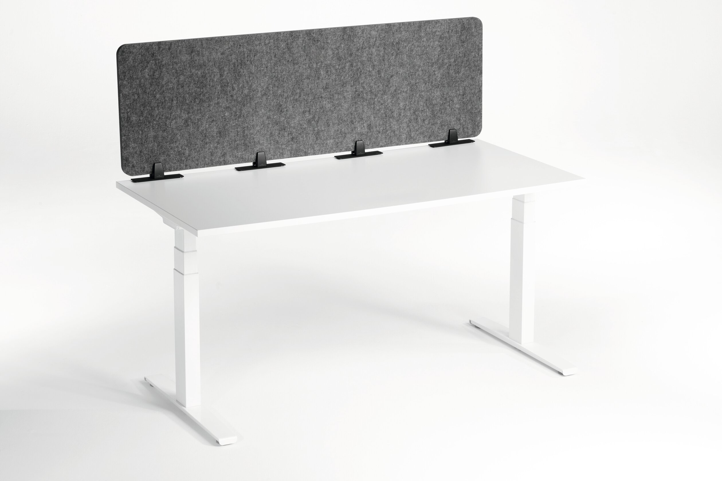 Bordsskärm Durable EFFECT 160, återvunnen PET-filt, ljuddämpande - Möbler & Inredning - Skärmväggar & Bordsskärmar - Bordsskärmar