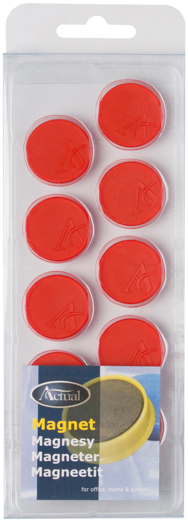 Magnet 25 mm röd 10/fp - 25mm - 1