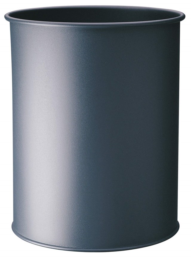 Papperskorg Durable Metall Rund, 15 liter - 1