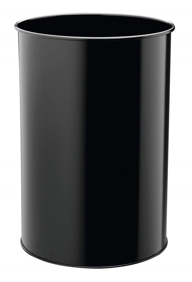 Papperskorg Durable Metall Rund, 30 liter - 1