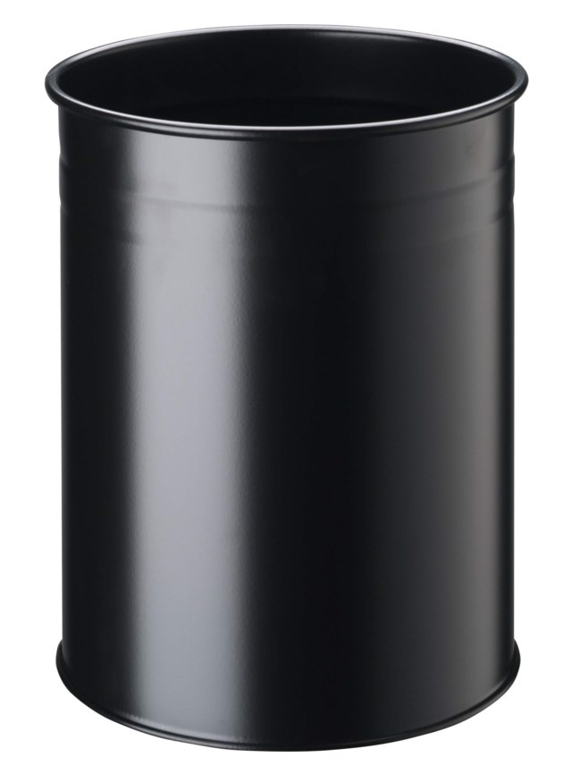 Papperskorg Durable Metall Rund, 15 liter - 1