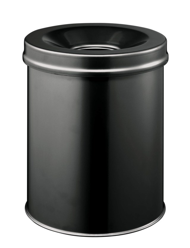 Papperskorg Durable SAFE 15, självsläckande, metall, 15 liter - 1