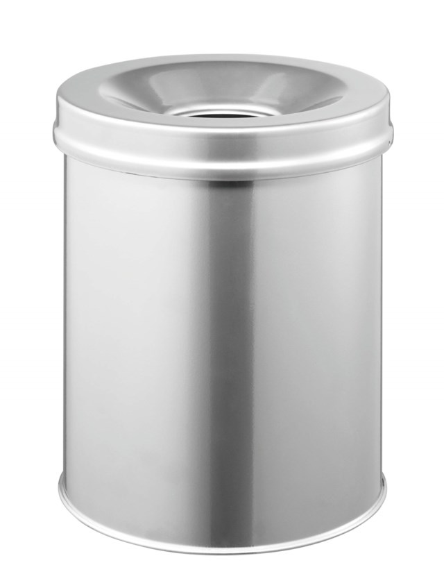 Papperskorg Durable SAFE 15, självsläckande, metall, 15 liter - 1