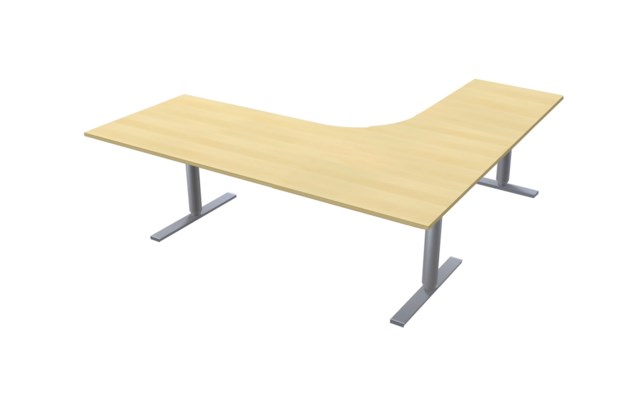 T-stativ 3-pelar 200x200V björk - 2000x2000mm V - 1