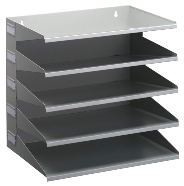Sorteringsfack Durable Metall Vägghängd, 5 fack - 1