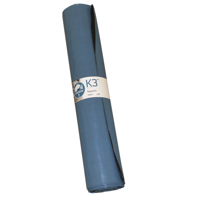 Sopsäckar K3 Proffs 350L blå 10/rl - 350L - 1