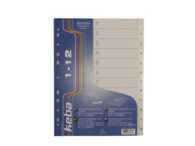 Plastregister Keba Business A4 1-12 - A4+ - 1