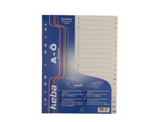 Plastregister Keba Business A4 A-Ö - A4 - 1