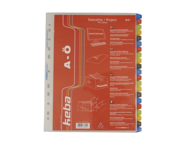 Plastregister Keba Executive A4+ A-Ö - A4 - 1
