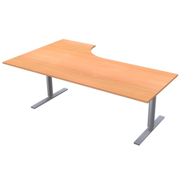 T-Stativ 2-Pelar 200X120H Bok - 2000x1200Hmm - 1