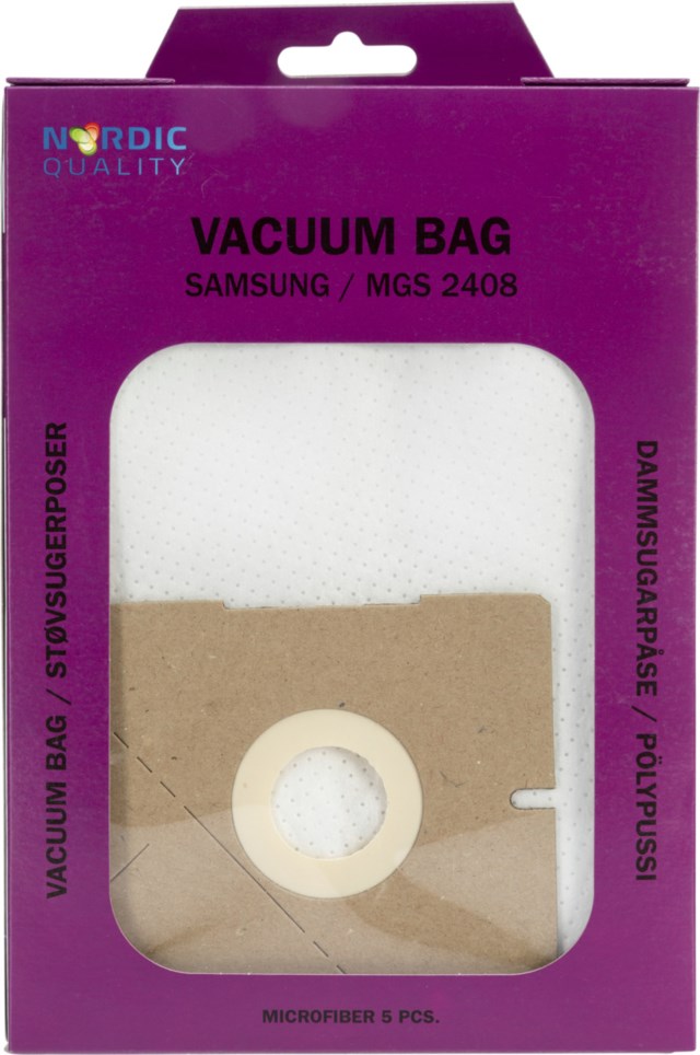 MGS 2408 Dammsugarpåsar 5st - 1