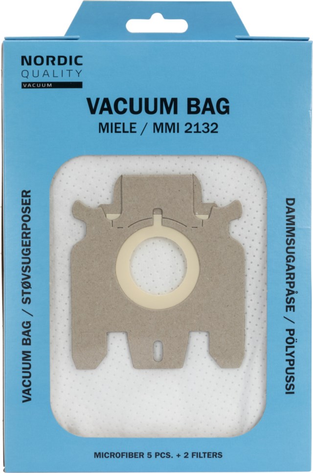 MMI 2132 Dammsugarpåsar 5st + 2 Filter - 1