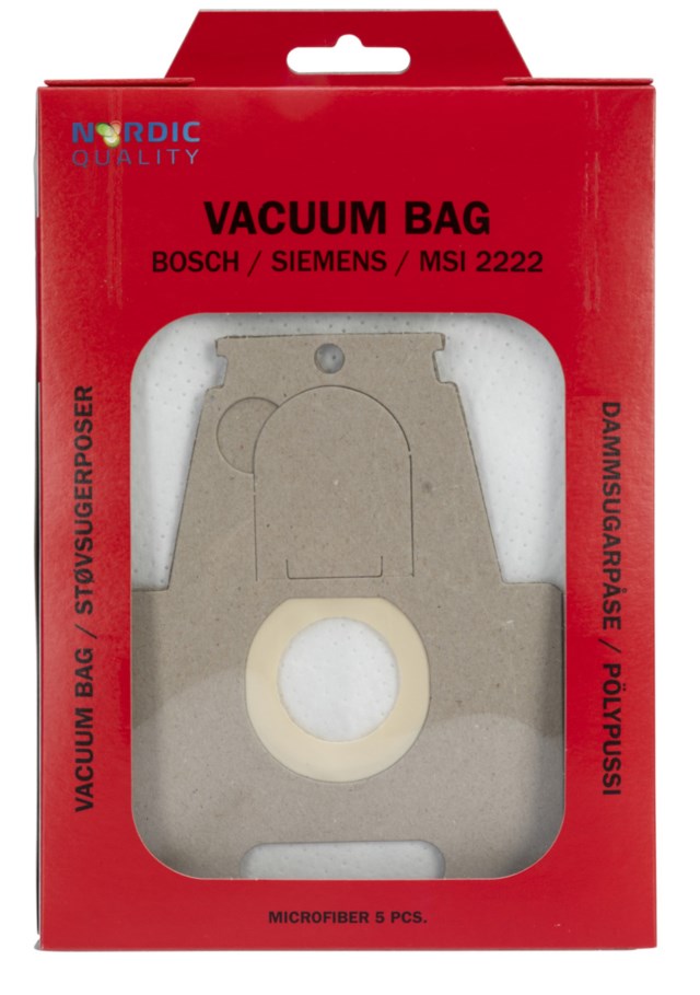 MSI 2222 Dammsugarpåsar 5st - 1