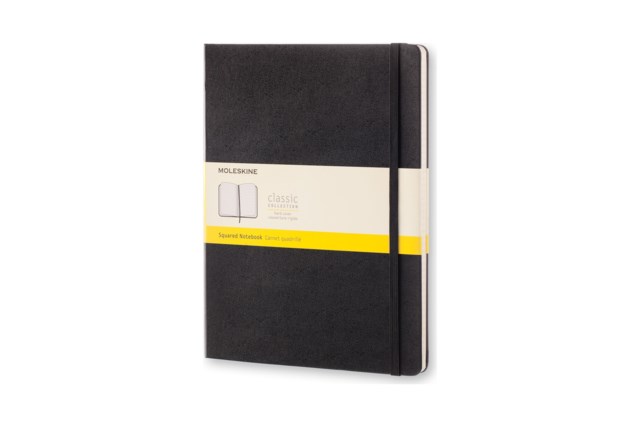 Anteckningsbok Moleskine Hard X-large rutat svart - 190x250mm - 1