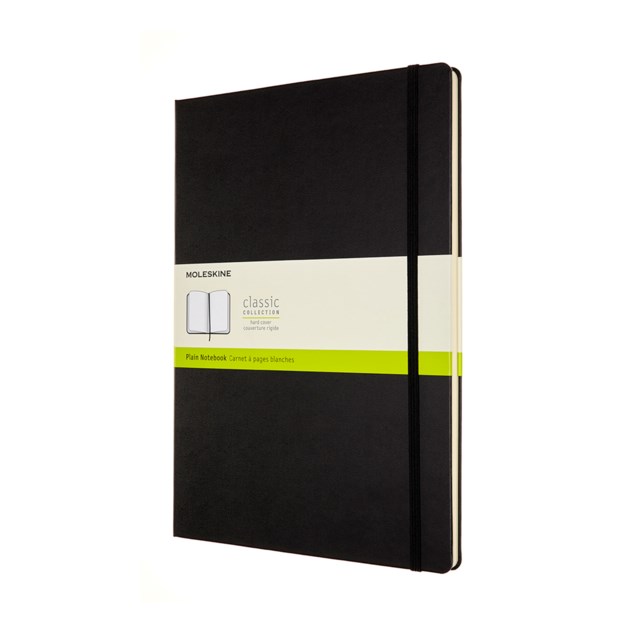 Anteckningsbok Moleskine Hard A4 olinjerat svart - 1