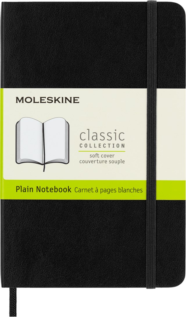 Anteckningsbok Moleskine Soft Pocket olinjerad svart - 1