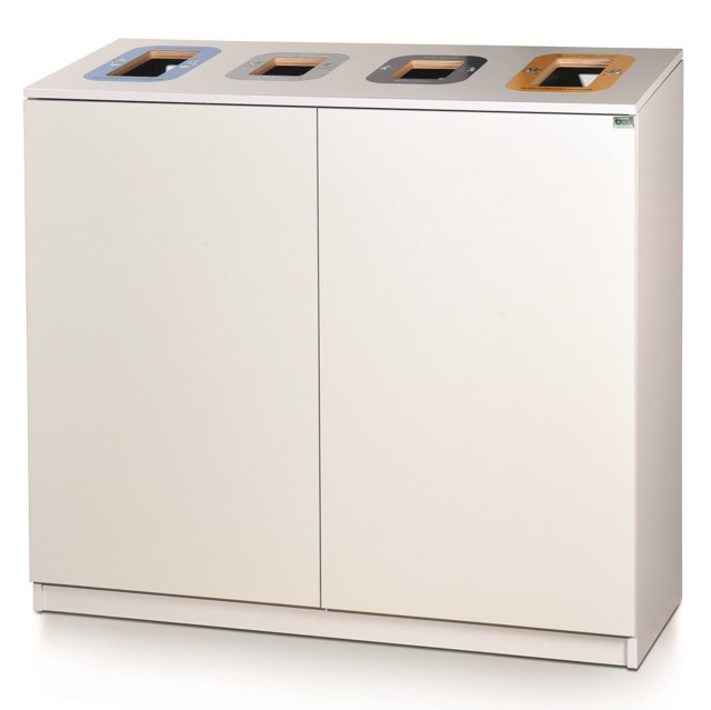 Sorteringsskåp Longopac Bin Multi vit - 1000x1075x440mm - 1