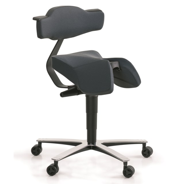 Sadelstol 3660 svart - 1