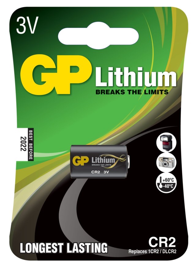 Batteri GP Pro Lithium Foto CR2 3V - 1