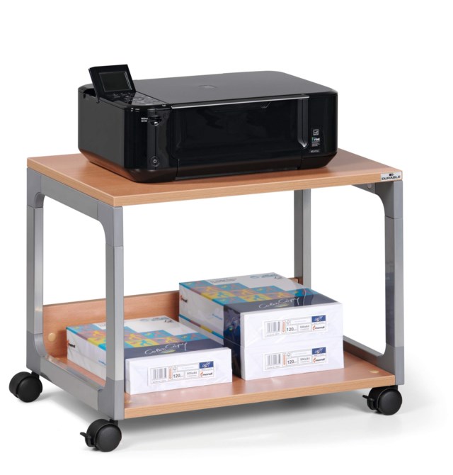 Förvaringshurts Durable SYSTEM MULTI 48, öppen, på hjul, 2 hyllplan - 1