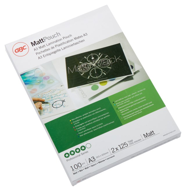 Lamineringsficka A3 125 mic matt 100st/fp - STL 47 - 1