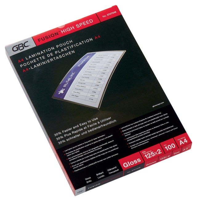 Lamineringsficka A4L 125 mic High Speed 100/fp - STL 42 - 1