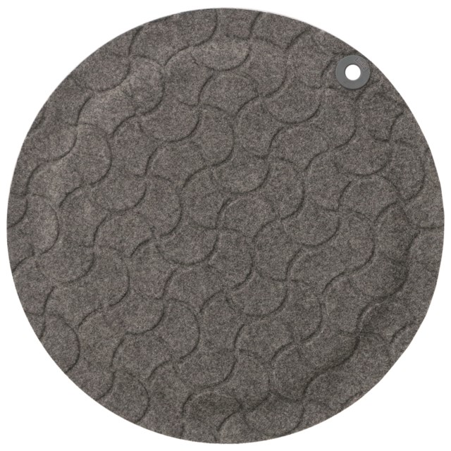 Matta StandUp Round 56 cm grå - 560mm - 1