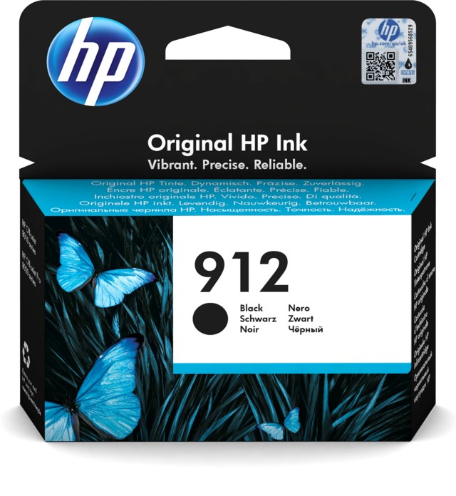 Ink-Jet HP No 912 svart - 8,29ml - 1