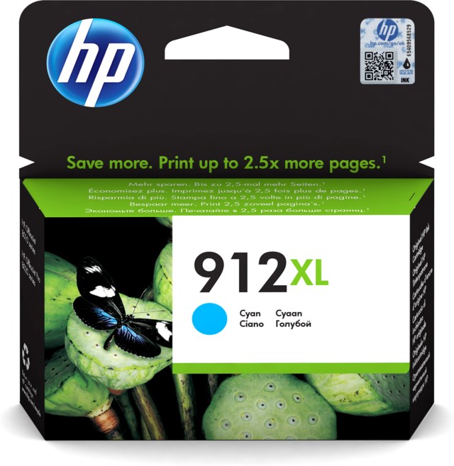 Ink-Jet HP No 912 XL cyan - 9,9ml - 1