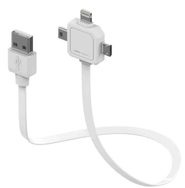 Laddnings-/överföringskabel USB 3-vägs - 1