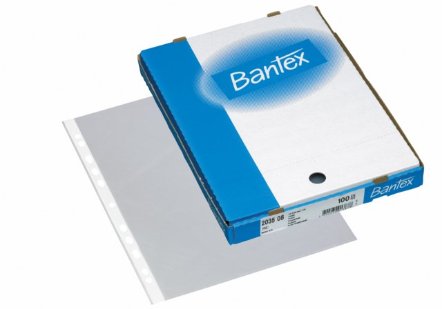 Plastficka Bantex CS A4 0,06mm präglad 100st/fp - C5 - 1