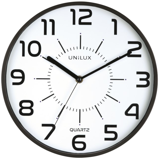 Klocka Unilux Pop Ø 28 cm svart - 280mm - 1