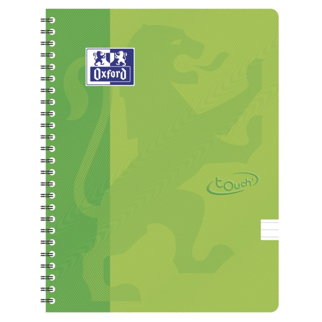 Kollegieblock Oxford Touch A4+ linjerat grön - A7 - 1