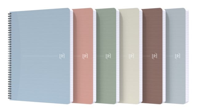 Kollegieblock Oxford My Re´cup A4 linjerat sorterade färger - A4 - 1