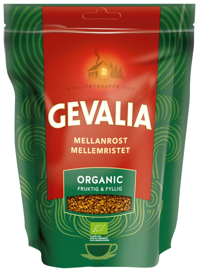 Snabbkaffe Gevalia Ekologiskt frystorkat Instant 150 G - 150g - 1
