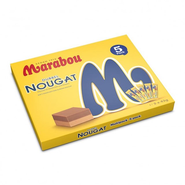 Godis Dubbelnougat 5-pack - 1