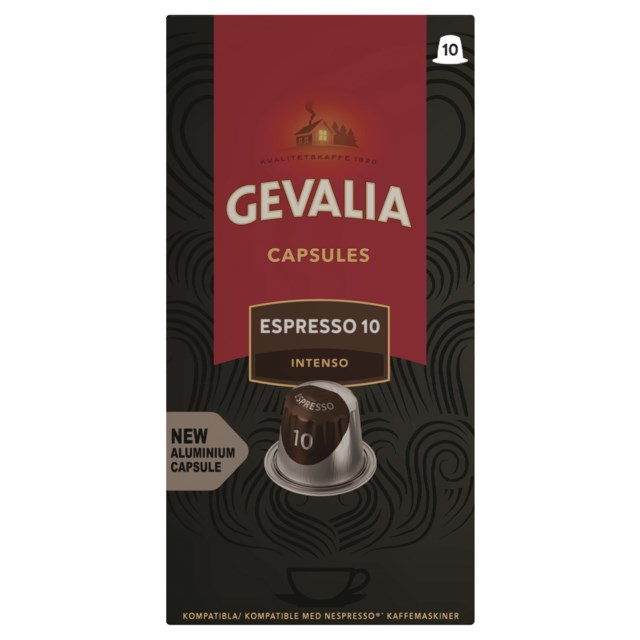 Kaffekapslar Gevalia Espresso 10 Intenso 10st/fp - 1