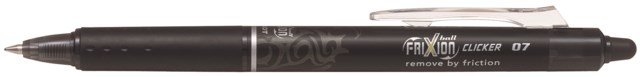 Kulpenna Pilot Frixion Clicker 0,7 svart - 0,7mm - 1