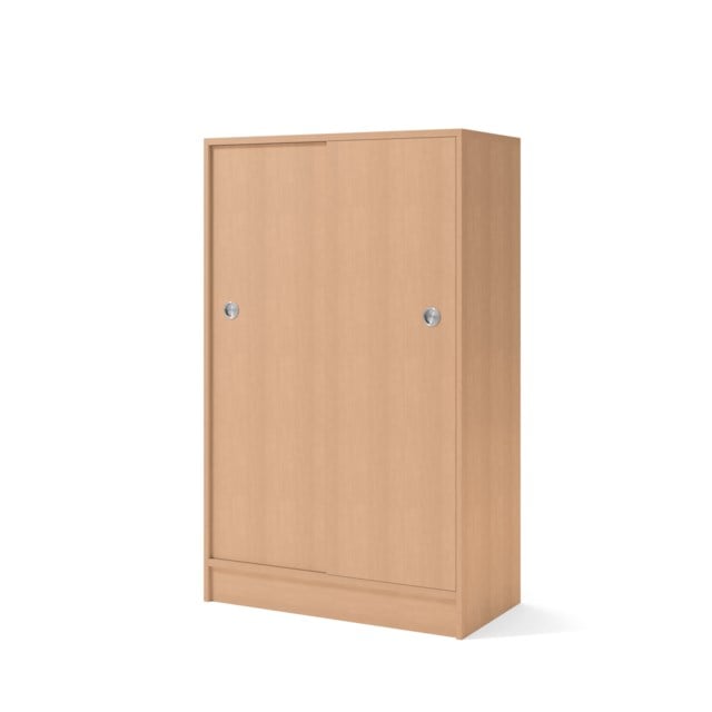 Skåp skjutdörr 1325x805x415 bok - 1325x805x415mm - 1
