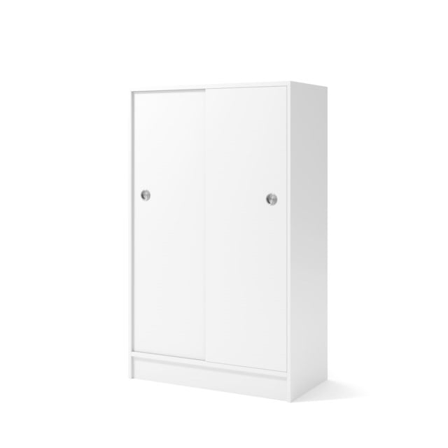 Skåp skjutdörr 1325x805x415 vit - 1325x805x415mm - 1