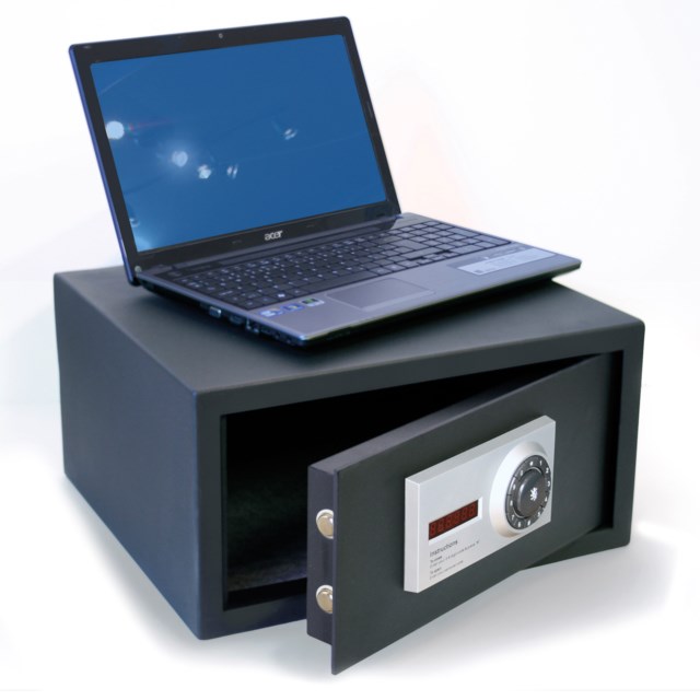 Kassaskåp Secura SP 23E - 230x450x400mm - 1