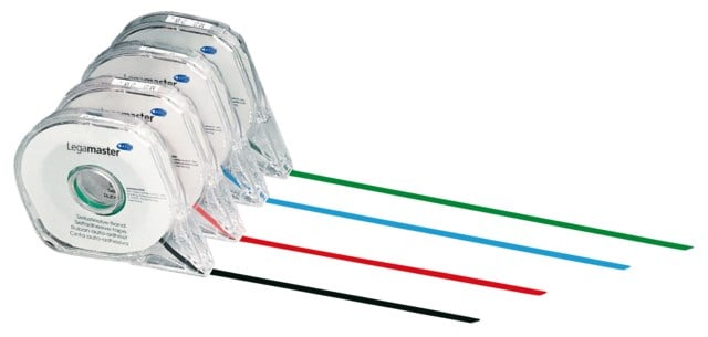 Uppdelningsband 2,5mmx16m röd - 2,5mmx16m - 1