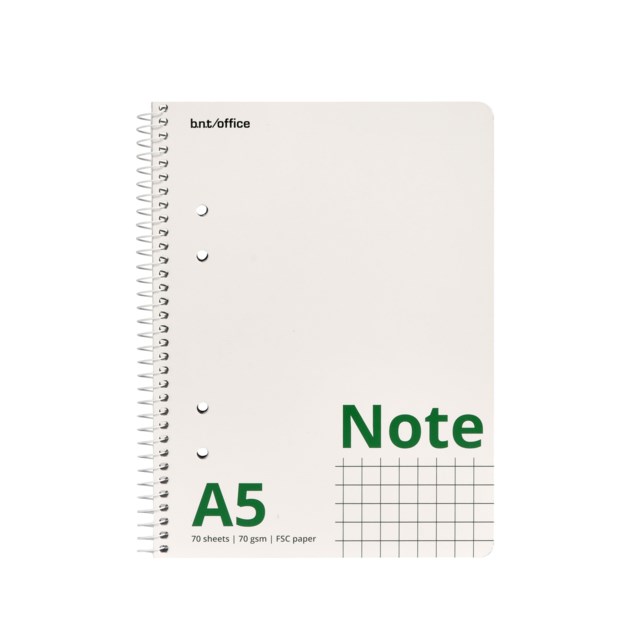 Kollegieblock A5 70g rutat hålat - A5 Rutat, hålat - 1