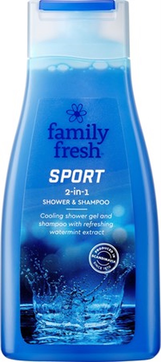Familyfresh Dusch/Shampo Sport 500ml - 1